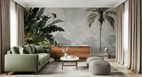 Classical Balcony Garden View Wall Mural