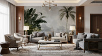 Classical Balcony Garden View Wall Mural