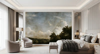 Moody Impressionist Horizon Vista Wall Mural