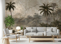 Aged Plaster Coastal Vista Wall Mural