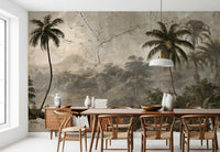 Aged Plaster Coastal Vista Wall Mural
