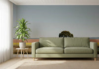 Minimalist Desert Oasis Landscape Wall Mural