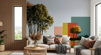 Minimalist Landscape Reflection Wall Mural