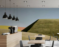 Abstract Geometric Meadow Wall Mural