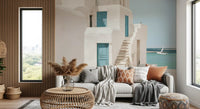 Mediterranean Sea Breeze Study Wall Mural