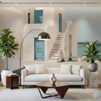 Mediterranean Sea Breeze Study Wall Mural