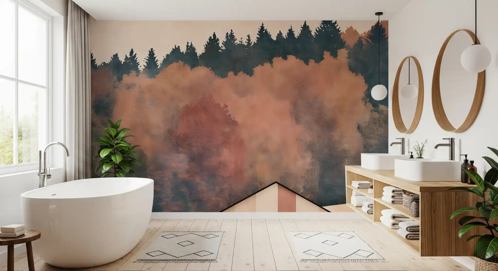 Rustic Autumnal Barn Countryside Wall Mural