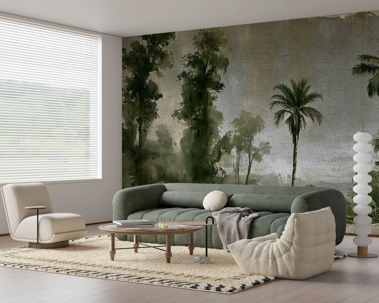 Aged Tropical Forest Landscape Wall Mural