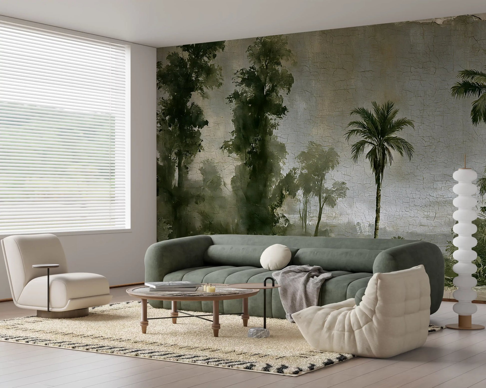 Aged Tropical Forest Landscape Wall Mural