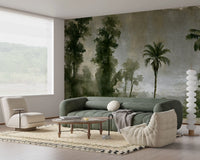 Aged Tropical Forest Landscape Wall Mural