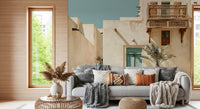 Middle Eastern Courtyard Oasis Wall Mural