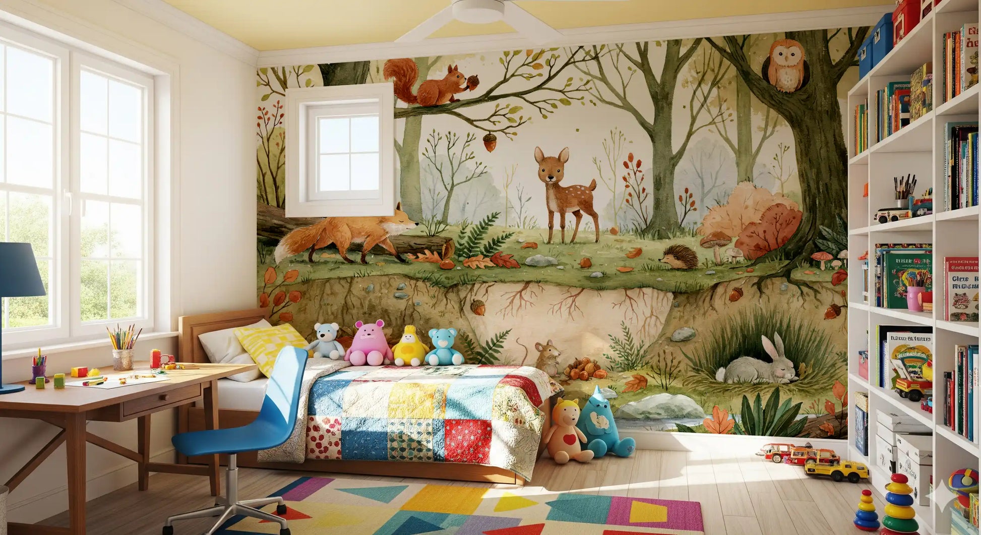 Forest Floor Wilderness Habitat Wall Mural