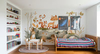 Forest Friends Woodland Gathering Wall Mural
