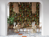 Vintage Woodland Mushroom Harvest Wallpaper⁠