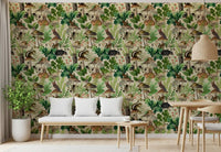 Enchanted Woodland Flora and Fauna Wallpaper⁠