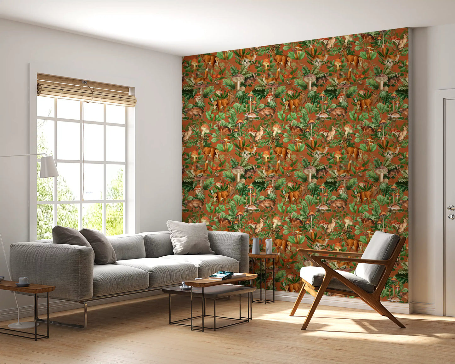 Vintage Botanical Woodland Collection Wallpaper⁠