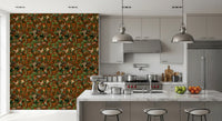 Rustic Woodland Creatures and Fungi Tapestry Wallpaper⁠