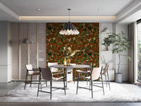 Rustic Woodland Creatures and Fungi Tapestry Wallpaper⁠