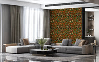 Rustic Woodland Creatures and Fungi Tapestry Wallpaper⁠