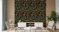 Enchanted Woodland Wildlife Forest Scene Wallpaper⁠