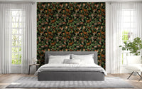 Enchanted Woodland Wildlife Forest Scene Wallpaper⁠