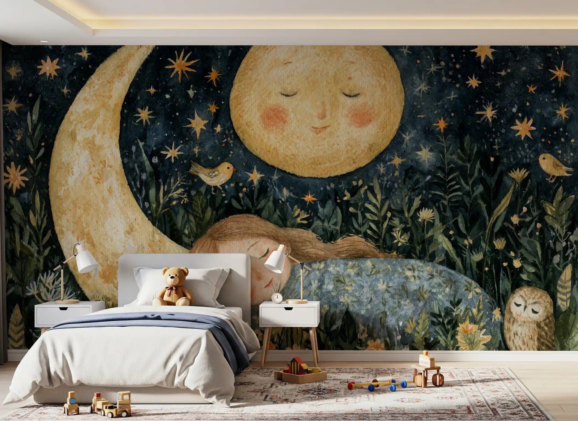 Celestial Woodland Dreamscape Wall Mural