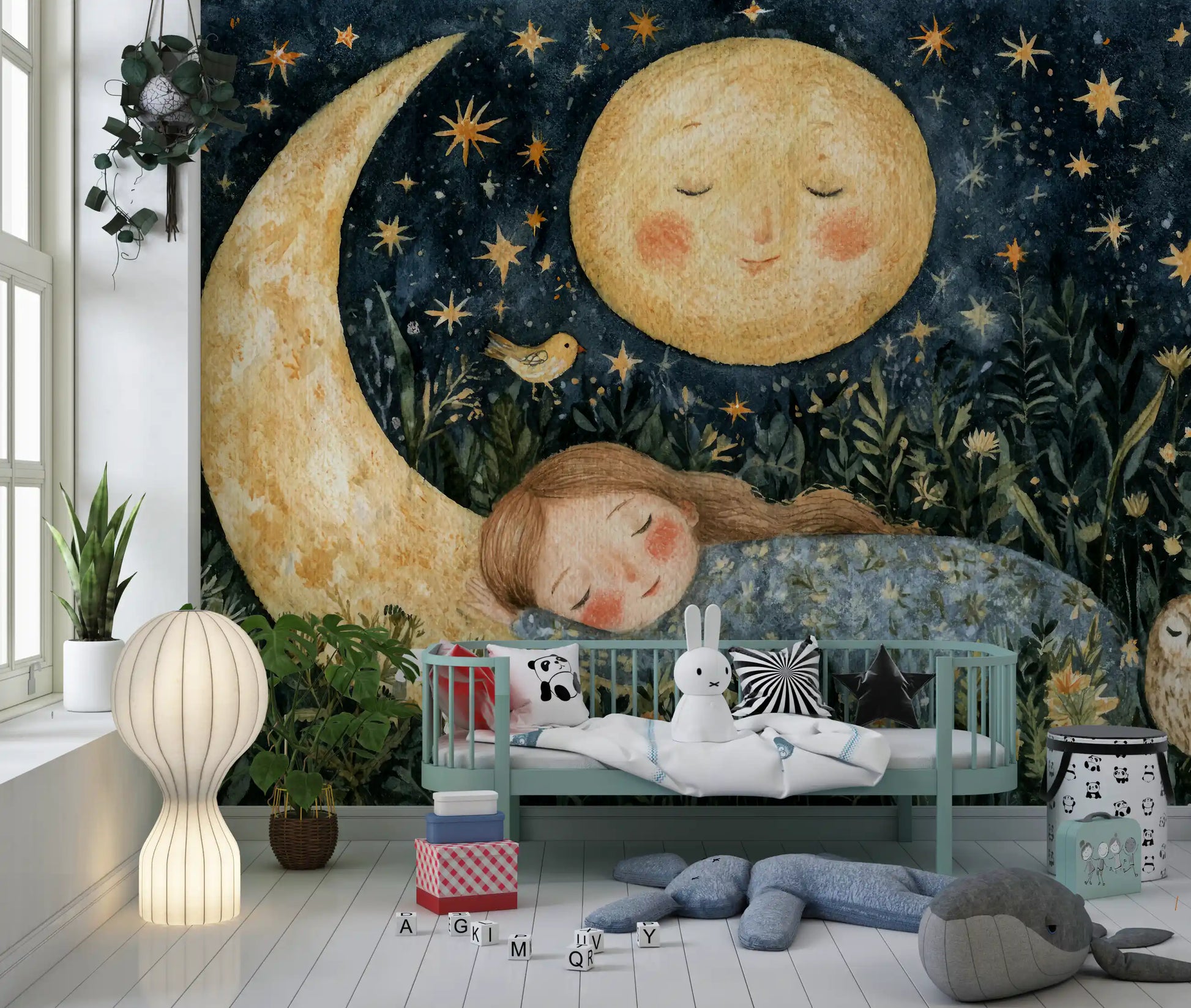 Celestial Woodland Dreamscape Wall Mural