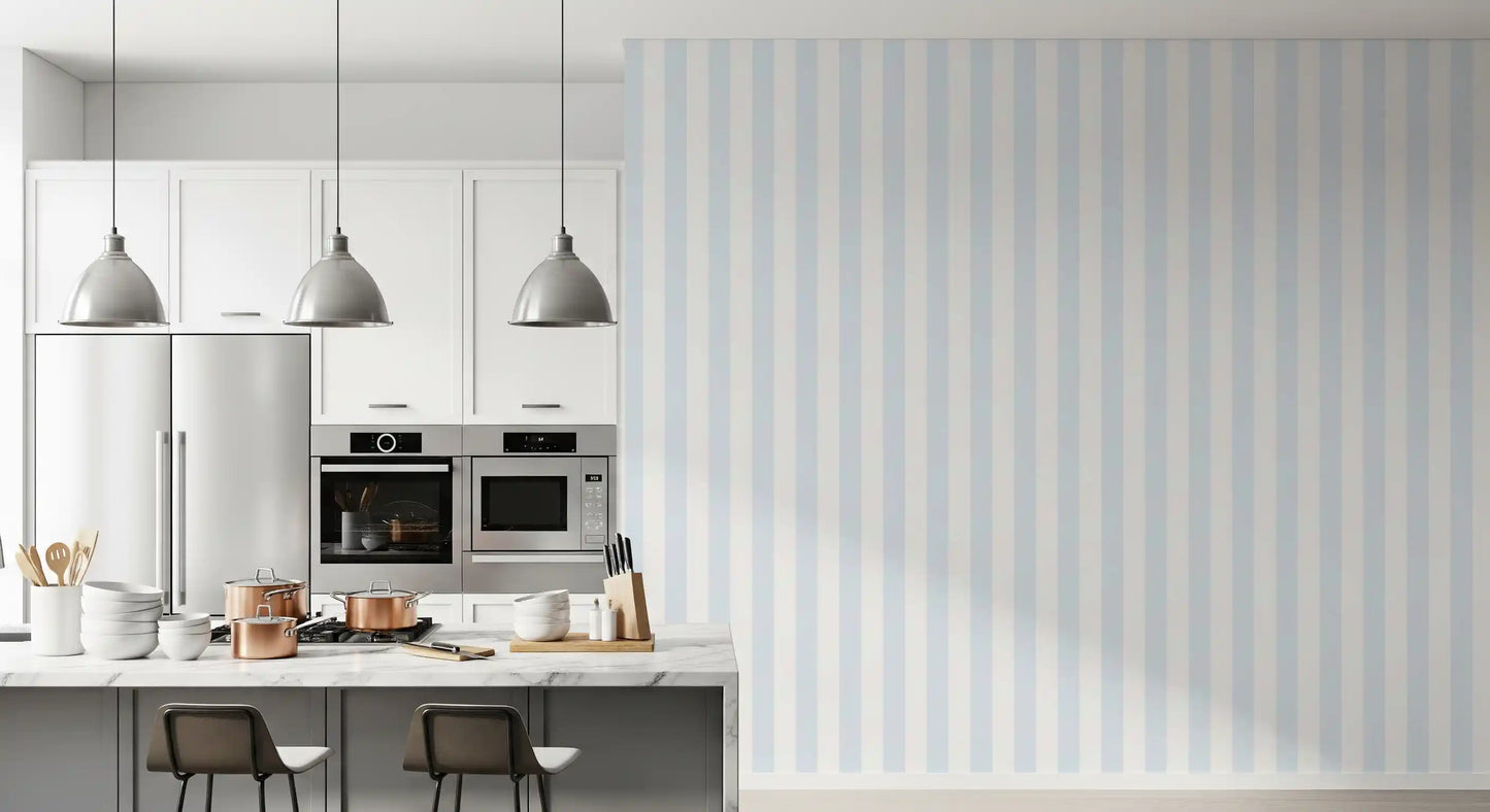 Classic Pastel Vertical Stripe Wallpaper⁠