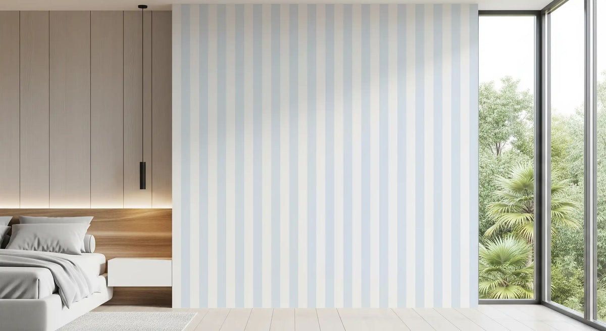 Classic Pastel Vertical Stripe Wallpaper⁠