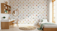 Fairytale Meadow in Blue Wallpaper⁠