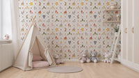 Fairytale Meadow in Blue Wallpaper⁠