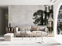 Italian Lakeside Villa Architectural View Wall Mural