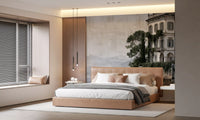 Italian Lakeside Villa Architectural View Wall Mural