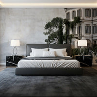 Italian Lakeside Villa Architectural View Wall Mural