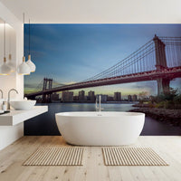 Architectural Bridge Horizon Wall Mural