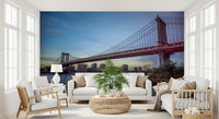 Architectural Bridge Horizon Wall Mural