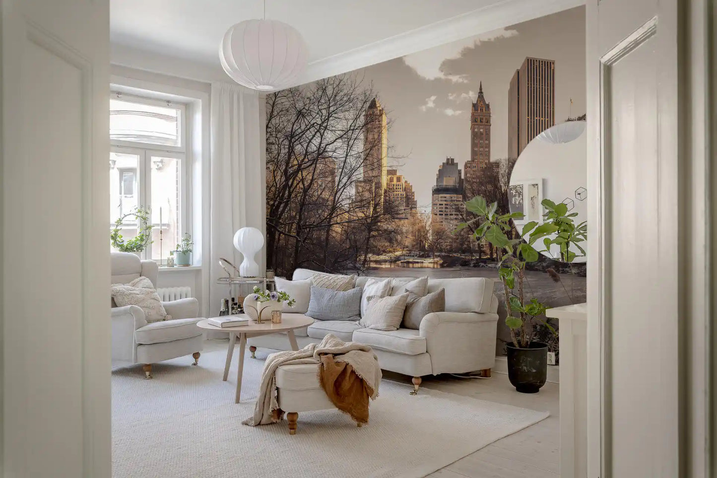 Frozen Urban Sanctuary Wall Mural