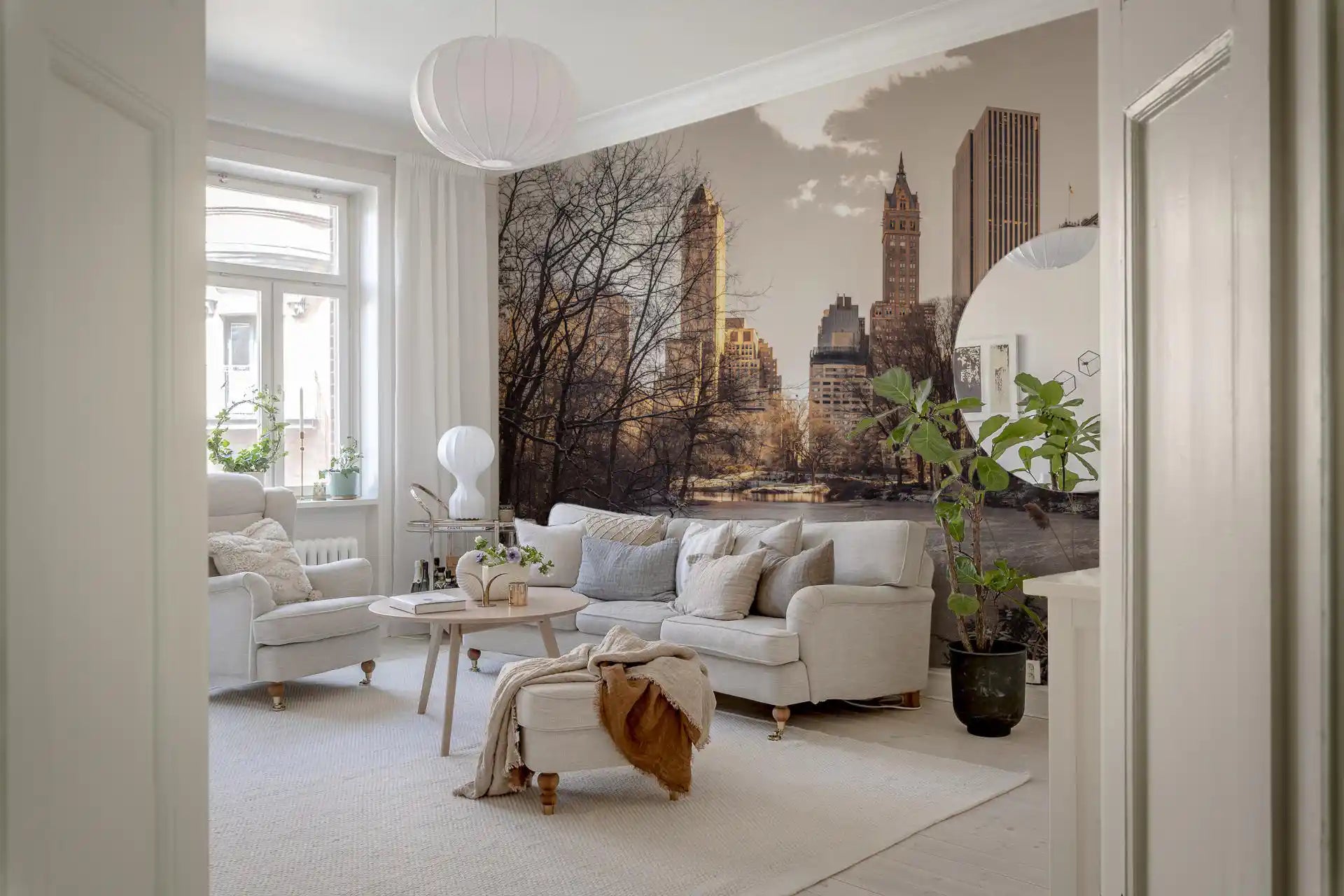 Frozen Urban Sanctuary Wall Mural