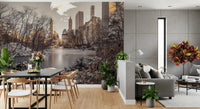 Frozen Urban Sanctuary Wall Mural