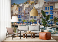 Stony Waterfront Architectural View Wall Mural
