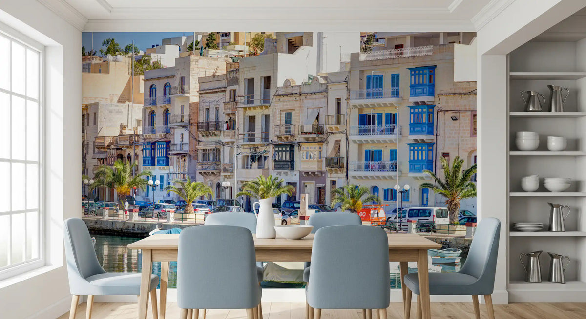 Stony Waterfront Architectural View Wall Mural