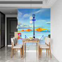 Riverside Bridge Architectural View Wall Mural