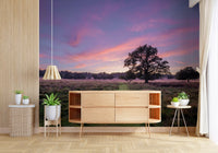 Twilight Field Horizon Wall Mural