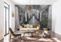 Subterranean Transit Corridor Wall Mural
