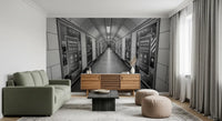 Subterranean Transit Corridor Wall Mural