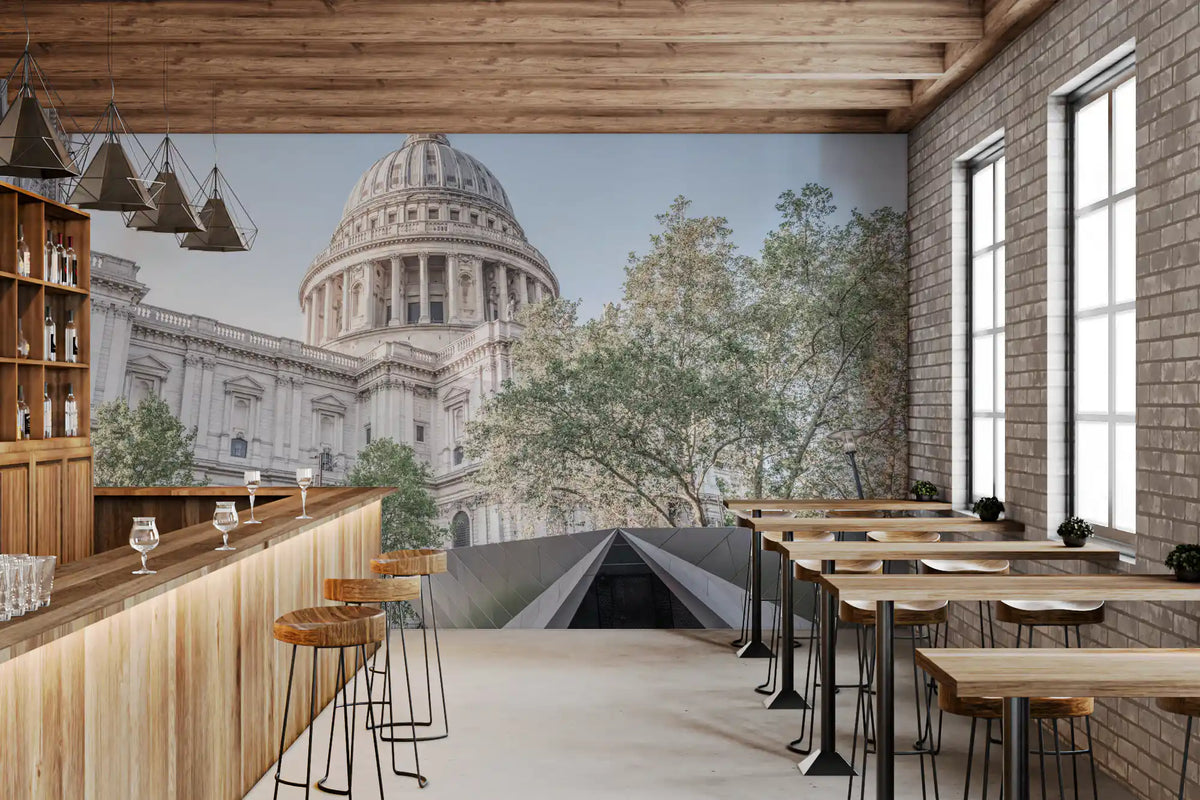 London Skyline Architectural Landmark Wall Mural