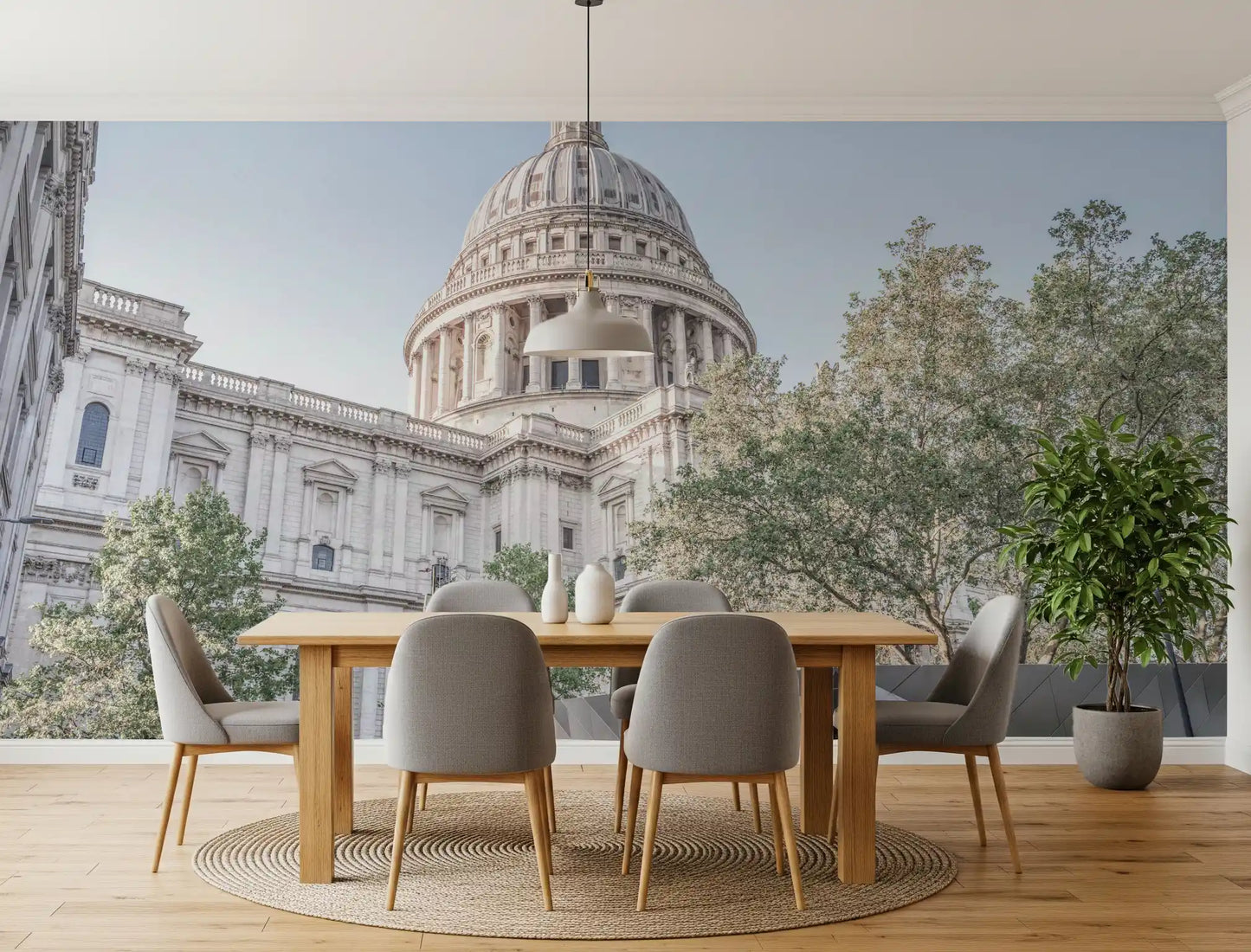 London Skyline Architectural Landmark Wall Mural