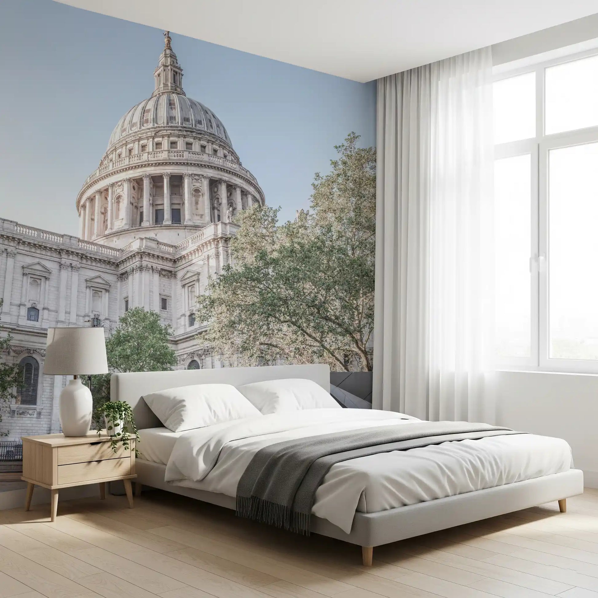 London Skyline Architectural Landmark Wall Mural