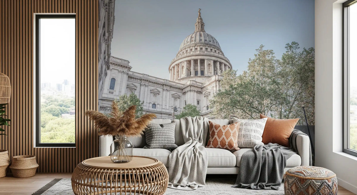 London Skyline Architectural Landmark Wall Mural