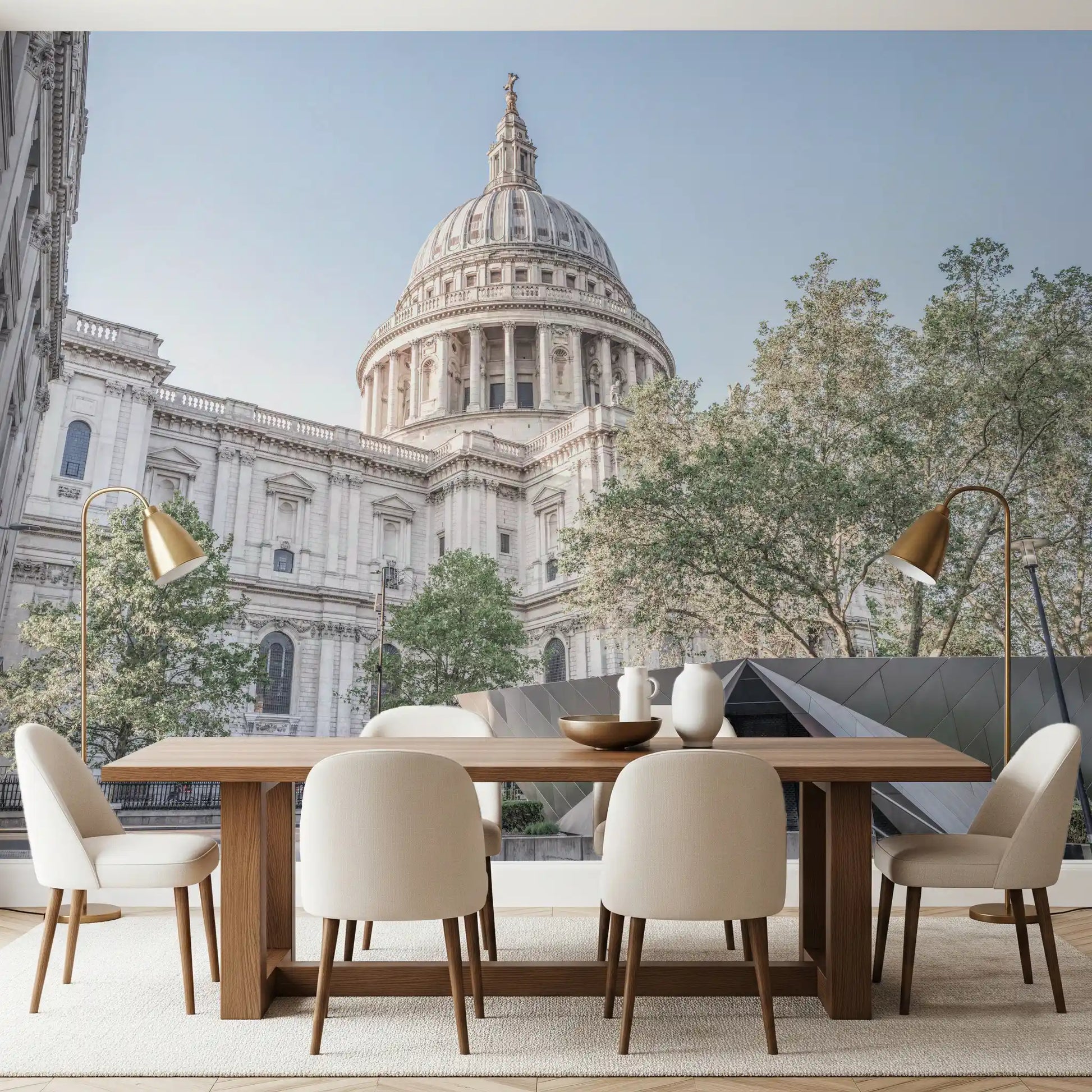 London Skyline Architectural Landmark Wall Mural